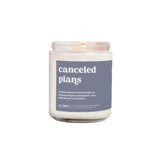 Canceled Plans Candle