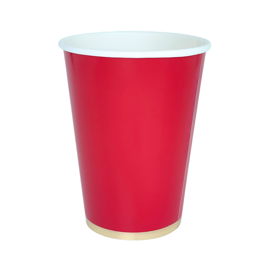 Cherry Red Paper Cups