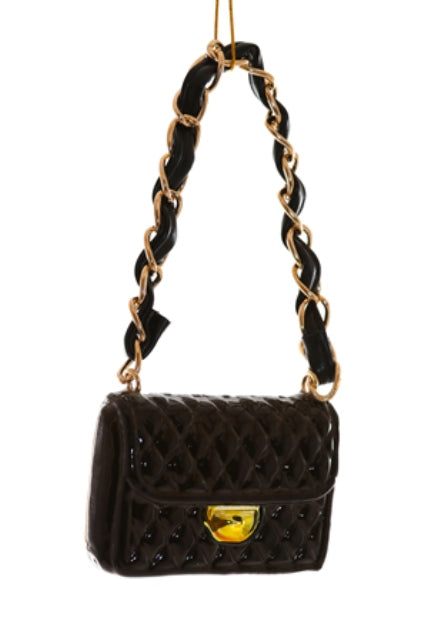 Cody Foster Black Handbag Ornament
