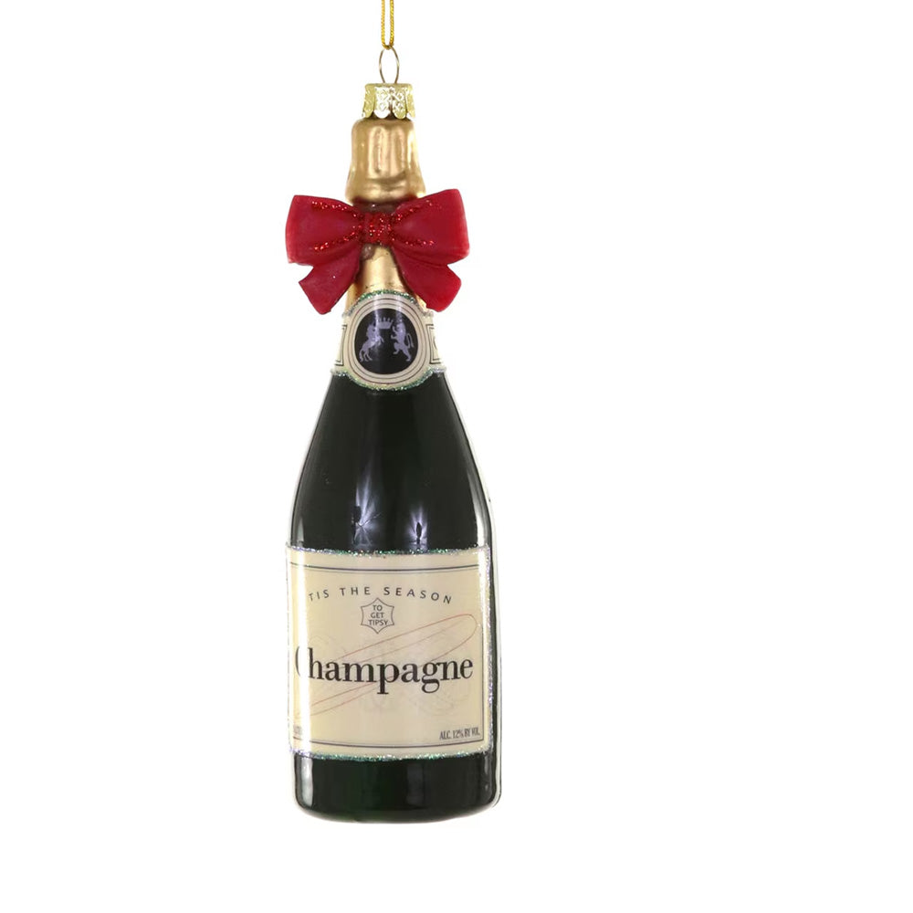 Cody Foster Champagne Bottle Ornament