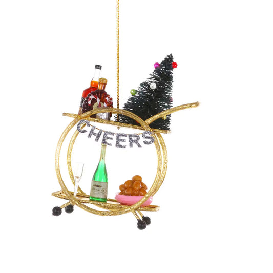 Cody Foster Holiday Bar Cart Ornament