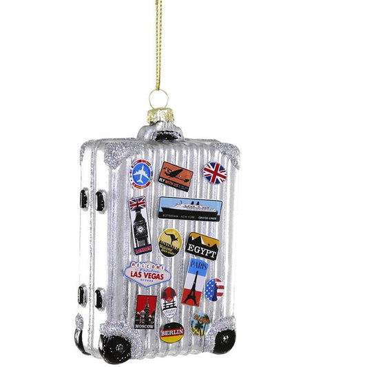 Cody Foster Jetsetter Suitcase Ornament