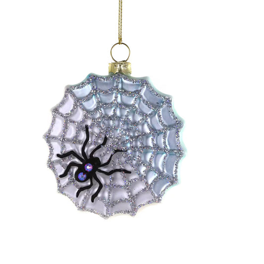 Cody Foster Spider Web Glass Ornament