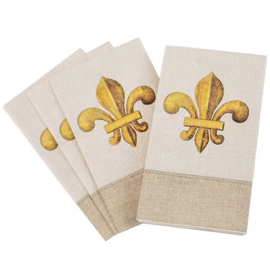 Fleur de Lis Paper Guest Towels