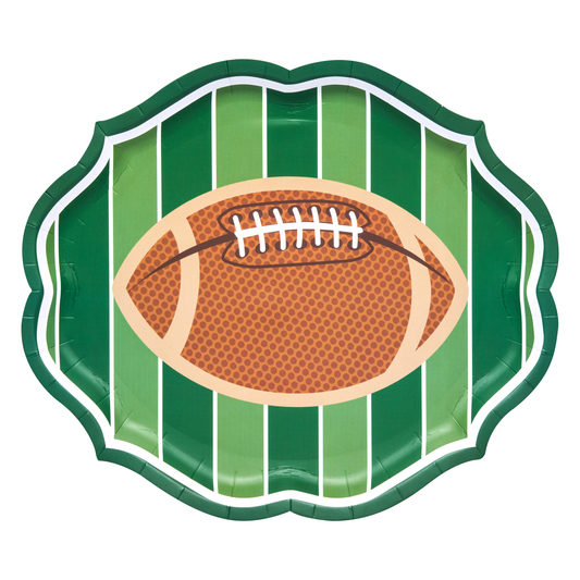 Football Paper Platter Plates