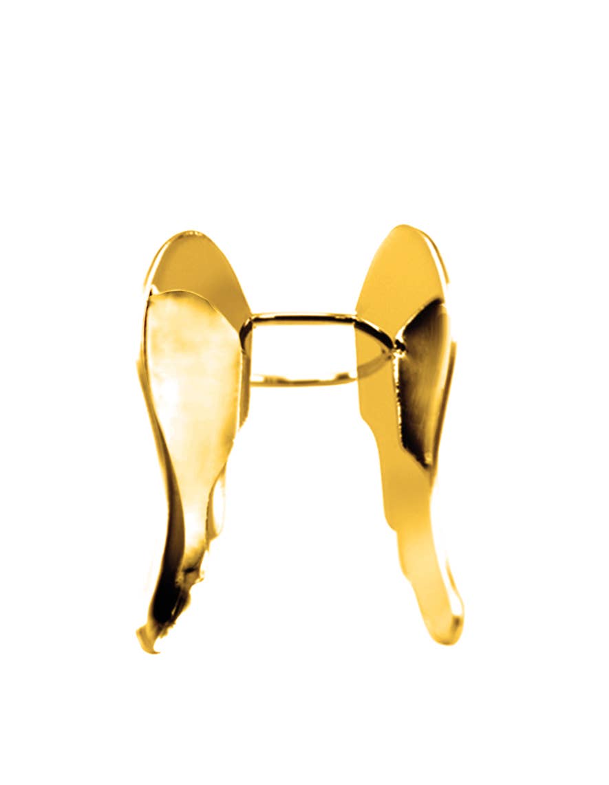 Gold Angel Wings Napkin Rings Set of 4