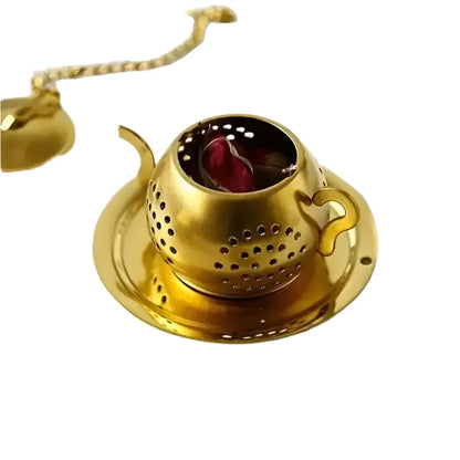 Gold Teapot Infuser