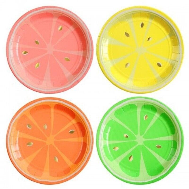 Citrus Fruit 7" Paper Plates