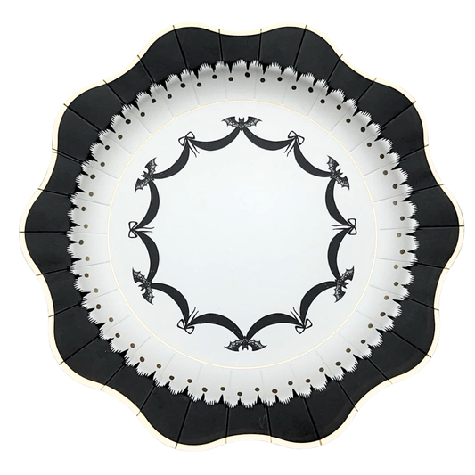 Halloween Bat Dinner Paper Plates