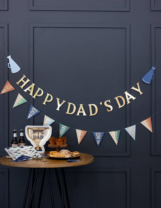 Happy Dads Day Banner