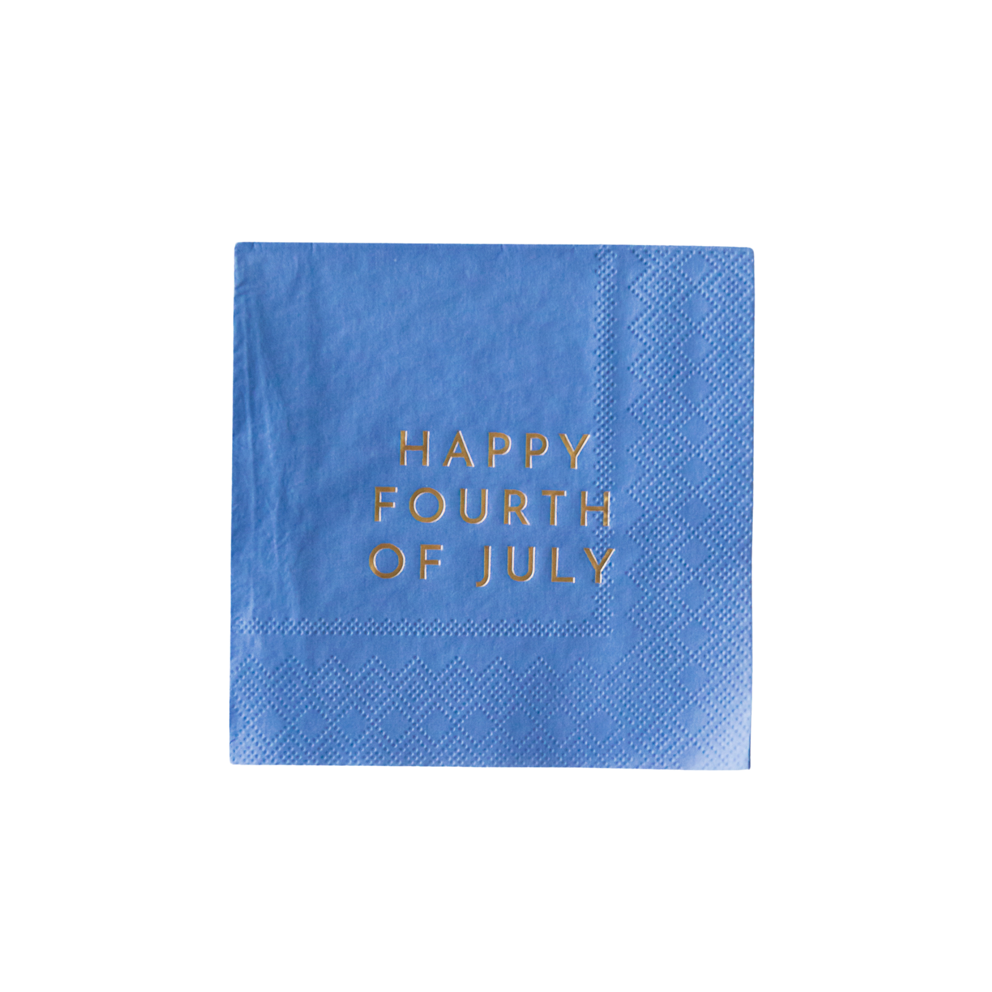 Happy Fourth of July Paper Beverage Napkins