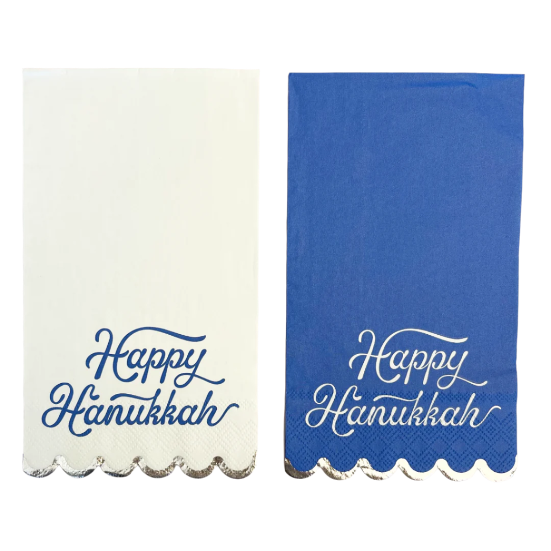 Hanukkah Blue and White Paper Napkins