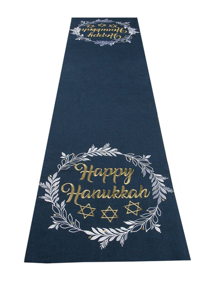 Happy Hanukkah Table Runner