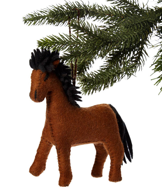 Horse Woolen Ornament