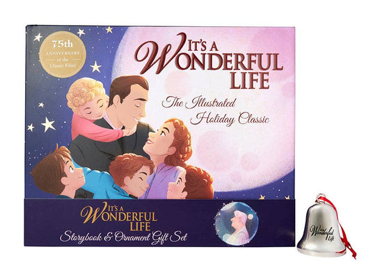 It's a Wonderful Life Holiday Classic Book and Bell Gift Set