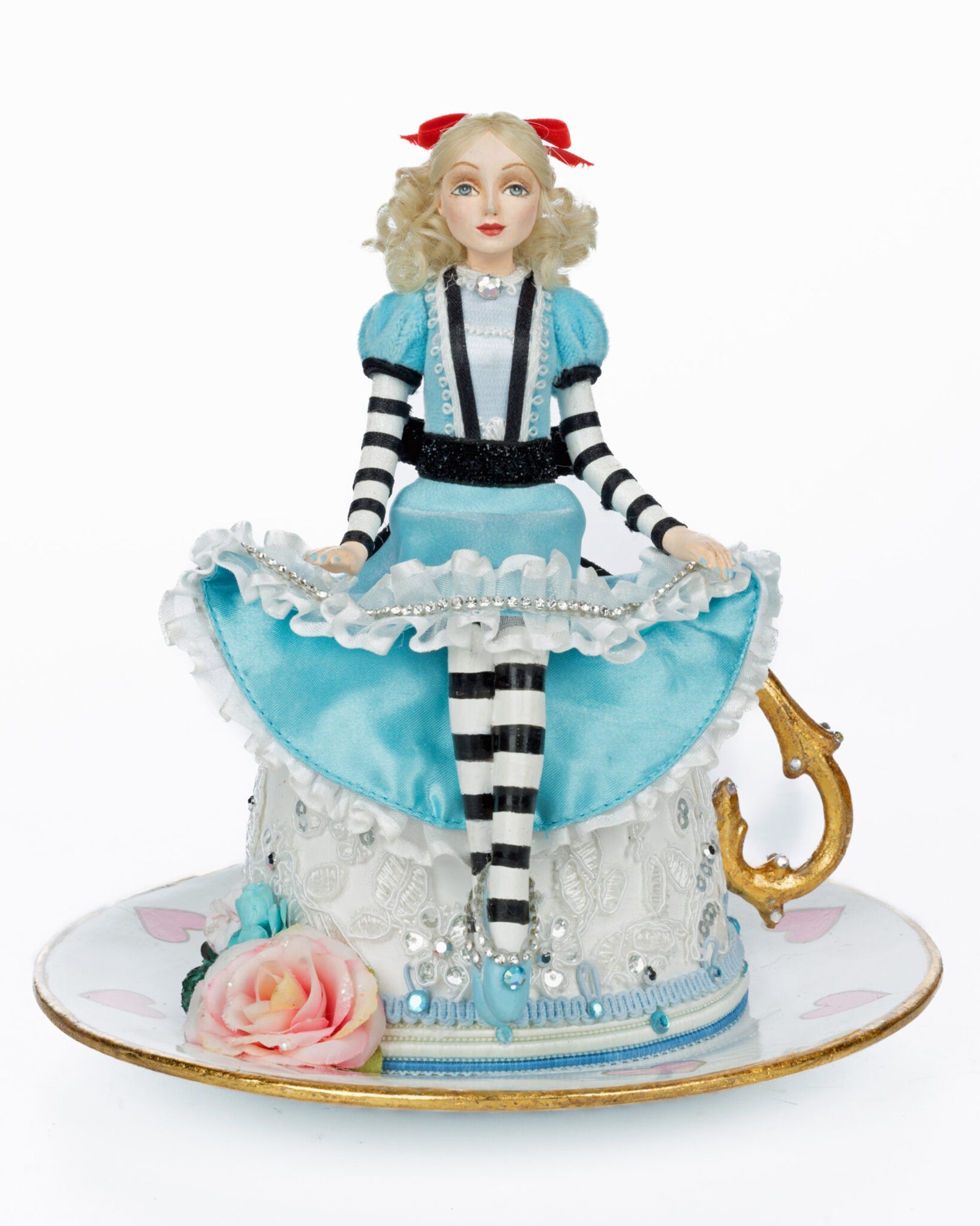 Katherine's Collection Alice on a Teacup Figurine