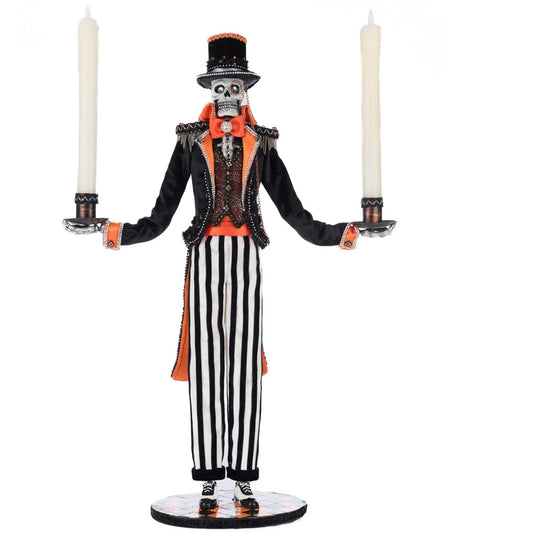 Katherine's Collection Macabre Skeleton Candelabra