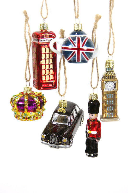 London Theme Ornaments