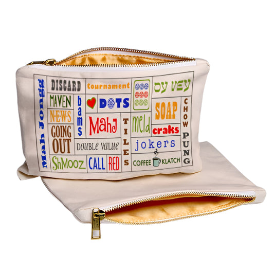 Mah Jongg Words Pouch