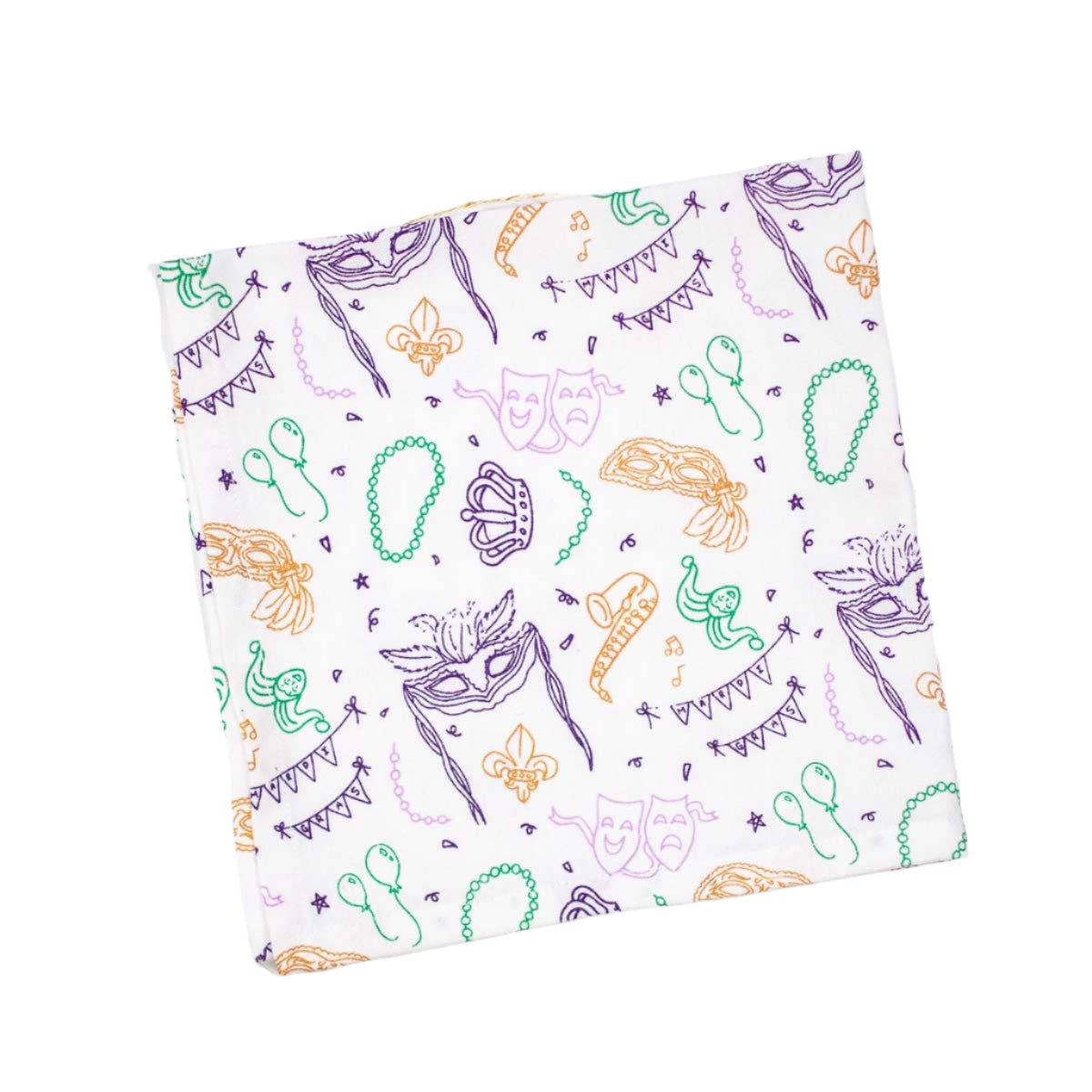 Mardi Gras Icons Cloth Napkins Set of 6