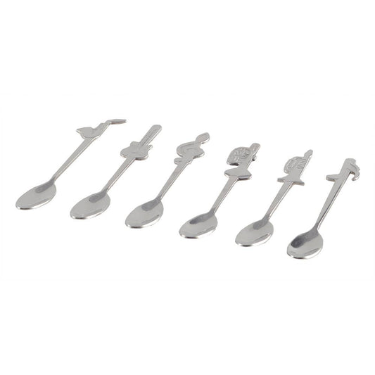 Musical Instruments Teaspoons Set of 6