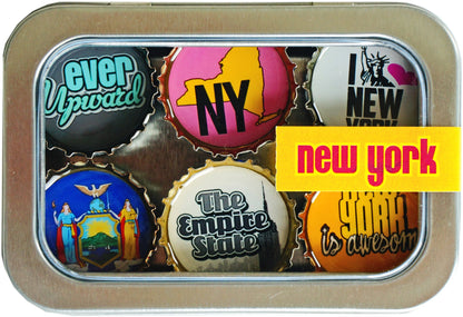 New York Bottlecap Magnets