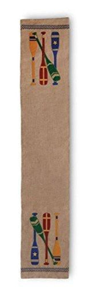 Embroidered Oars Table Runner