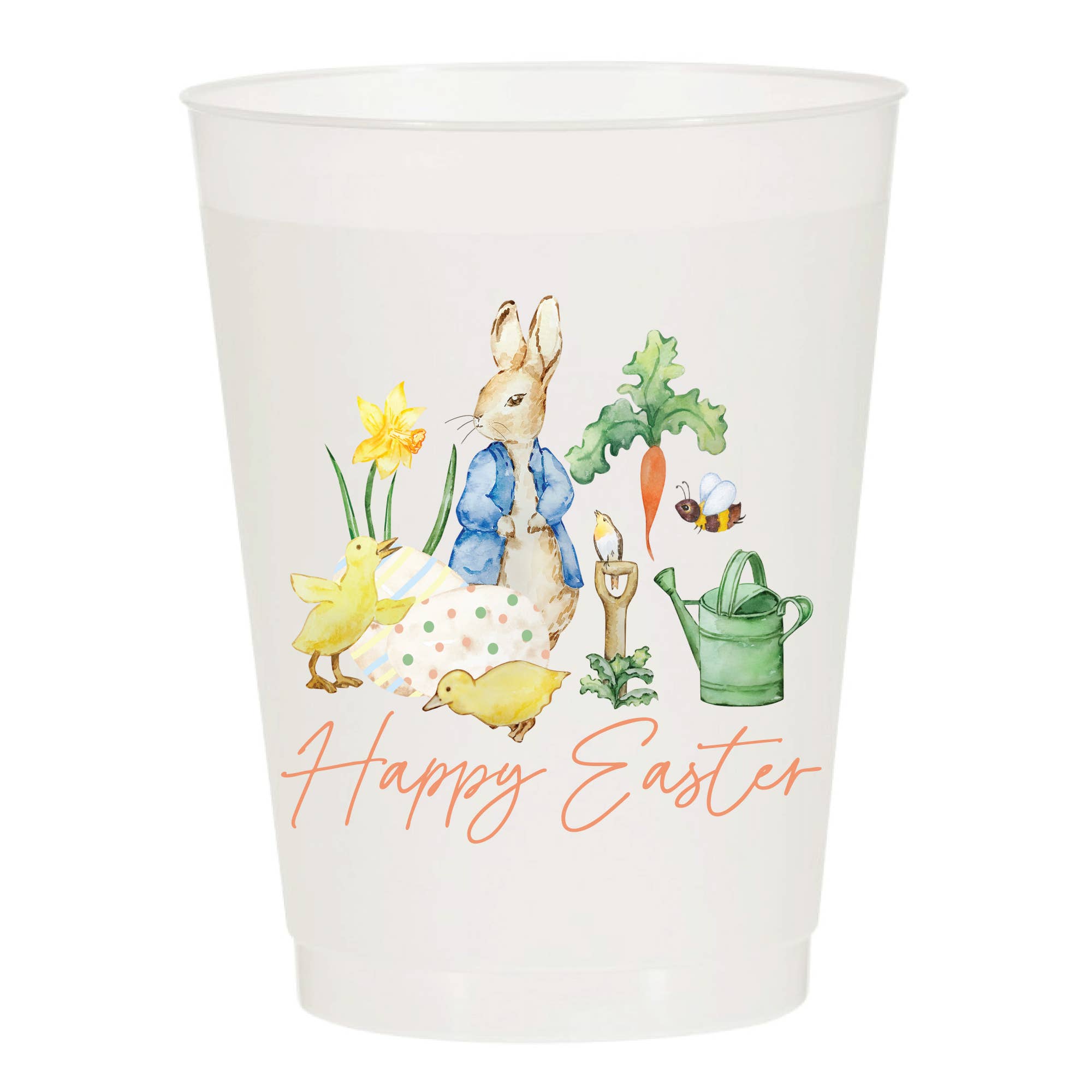Peter Rabbit Bunny Frosted Plastic Cups