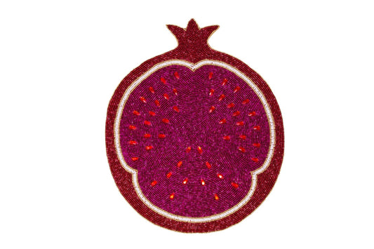 Pomegranate Beaded Placemat