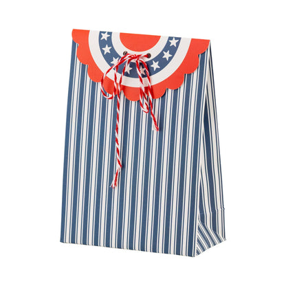 Red White Blue Bunting Treat Bags (12ct)