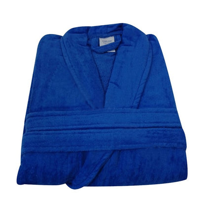 Terry Velour Shawl Collar Bathrobe