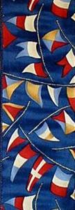 Sailing Nautical Flags Print Ribbon