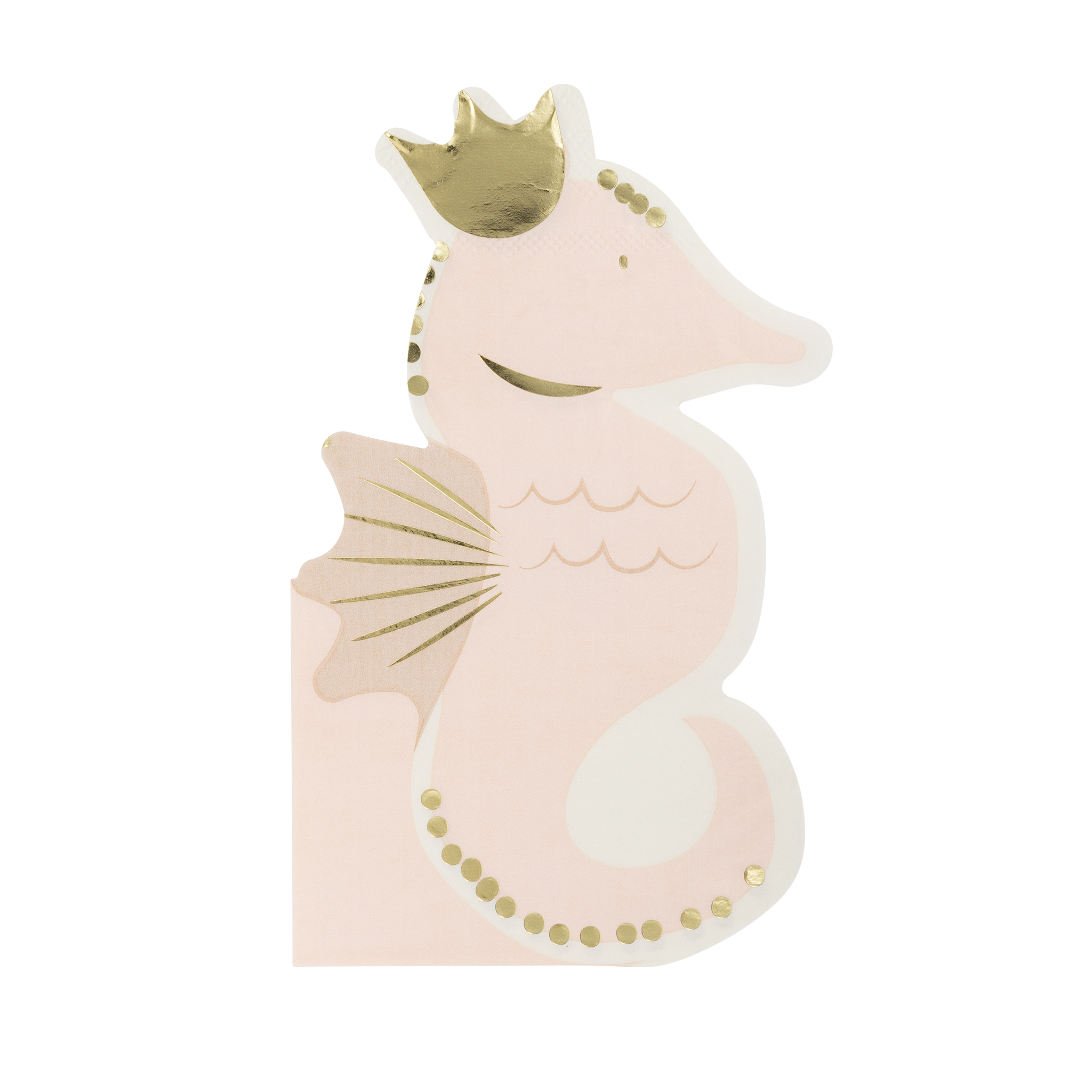 Seahorse Shaped Paper Napkins