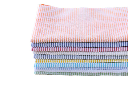 Seersucker Cloth Napkins Set of 8