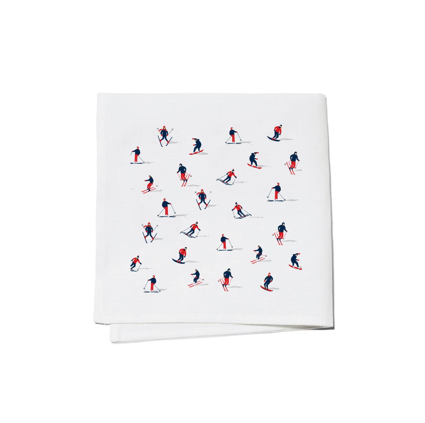 Skiers Cocktail Napkins Set of 4