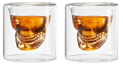 Skull Decanter and Glasses Set