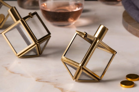 Mini Dreidel Terrariums Set of 2