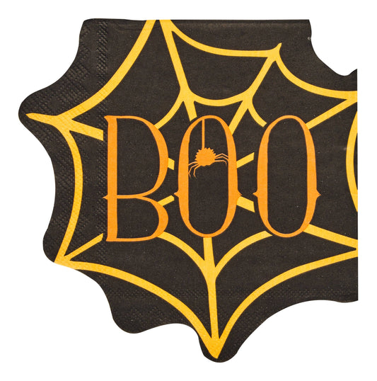 Spiderweb Boo Paper Luncheon Napkins