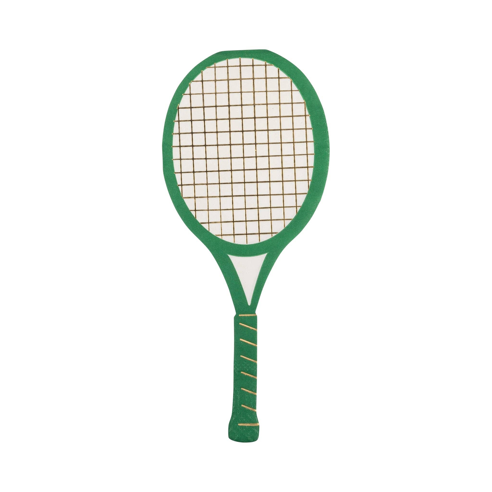 Tennis Racket Paper Beverage Napkins