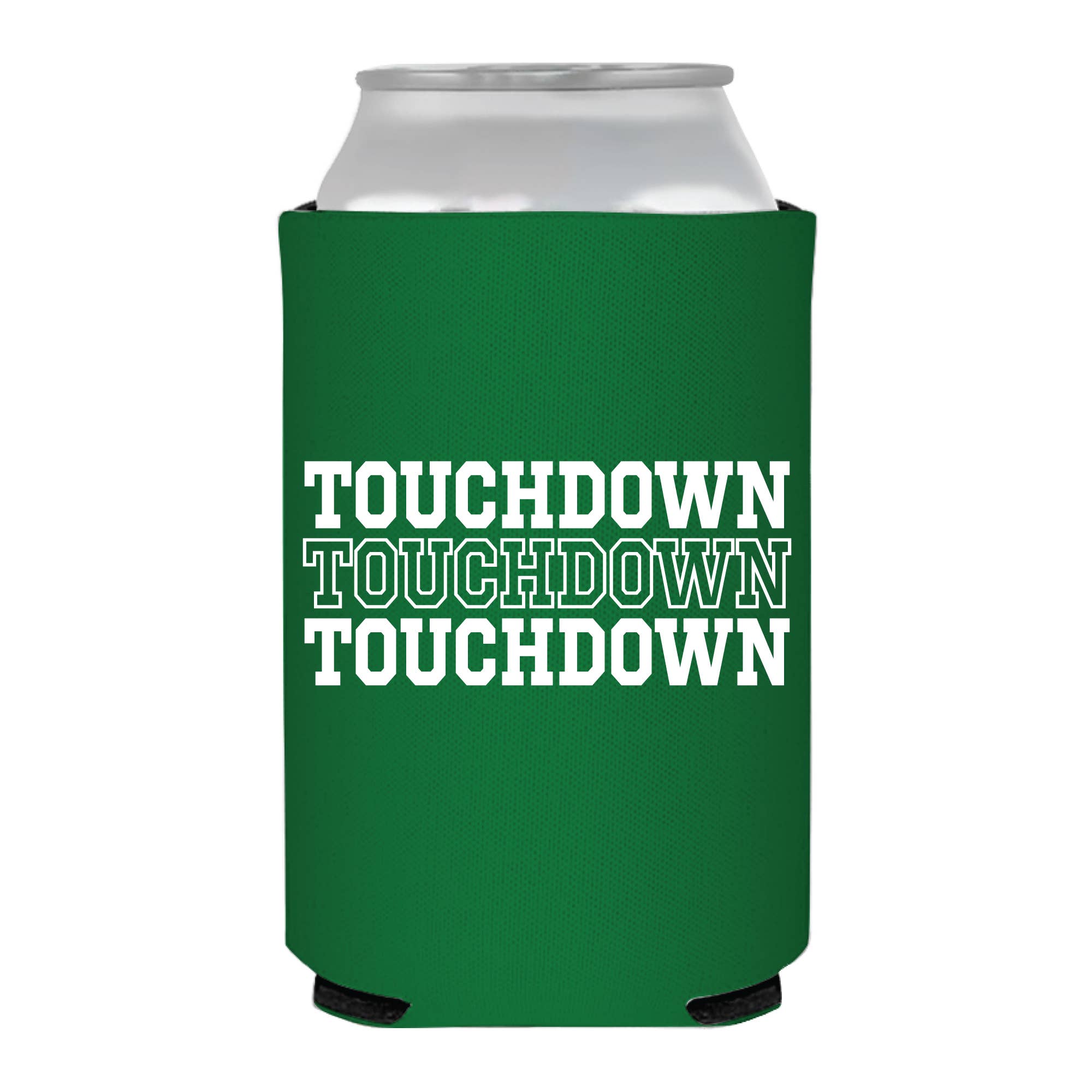 Touchdown Green Can Koozie