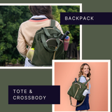 Pickleball Bag 3-in-1 Tote, Crossbody, Backpack
