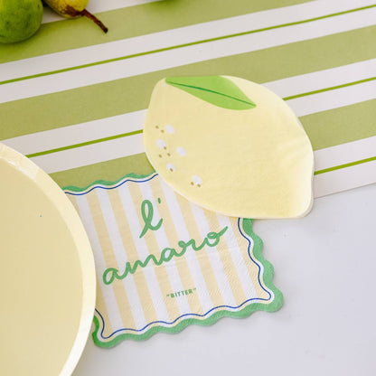 Italian Le Dinner Paper Beverage Napkins
