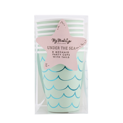 Mermaid Tail Paper Cups