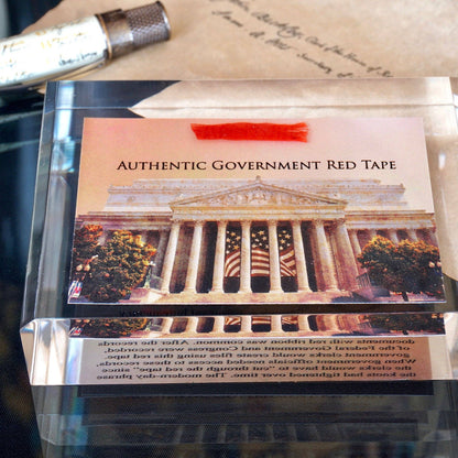 Government Red Tape National Archives Paperweight