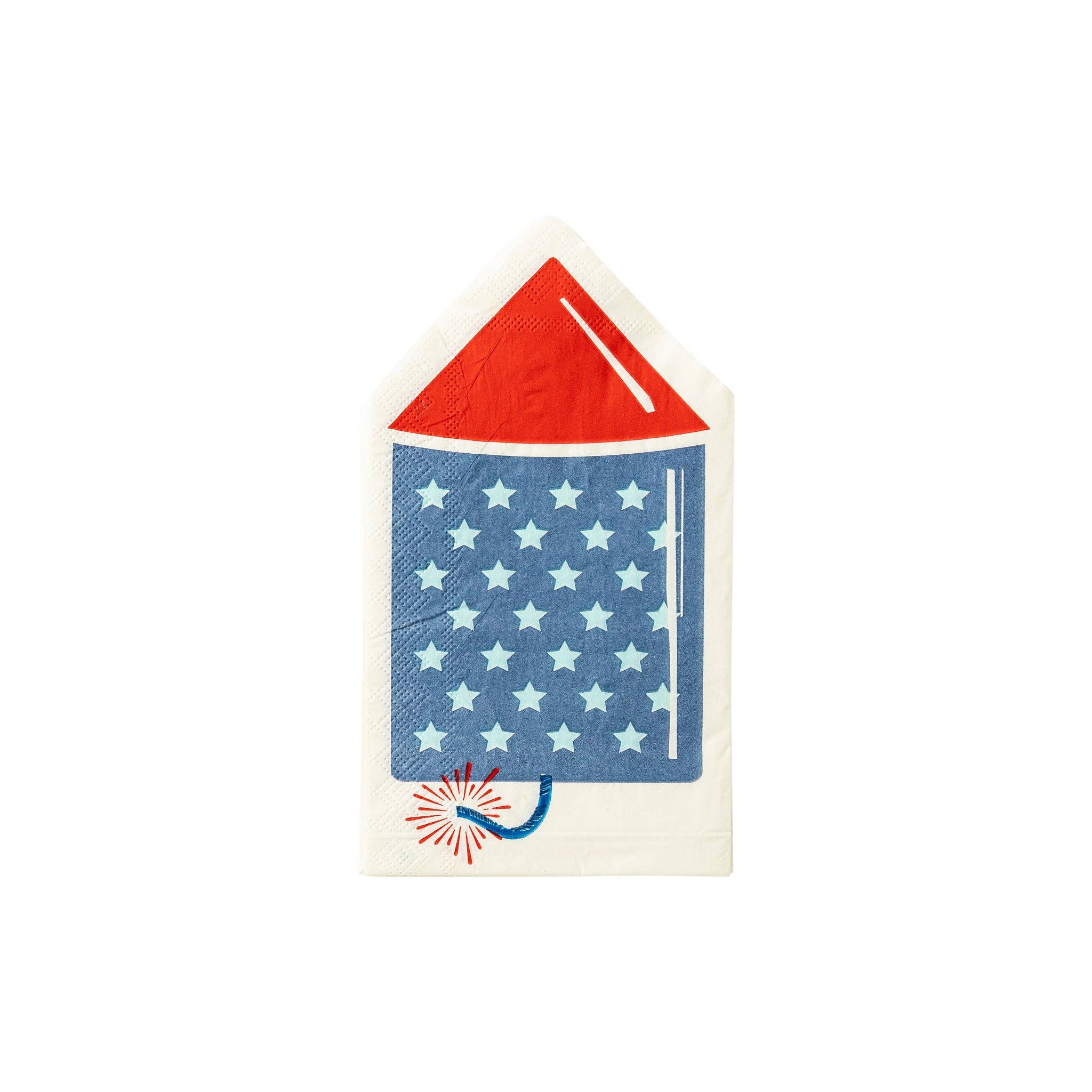 Rocket Shaped Dinner Paper Napkins