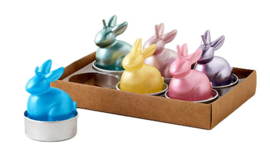 180 Degrees Iridescent Bunny Tealights Set