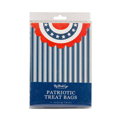 Patriotic Bunting Treat Bags (12ct)