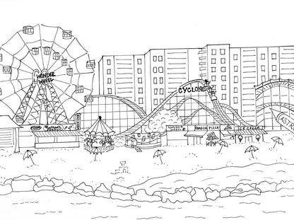 New York City Coloring Book