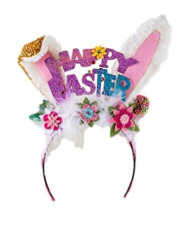 Glitterville Easter Bunny Ears Headband