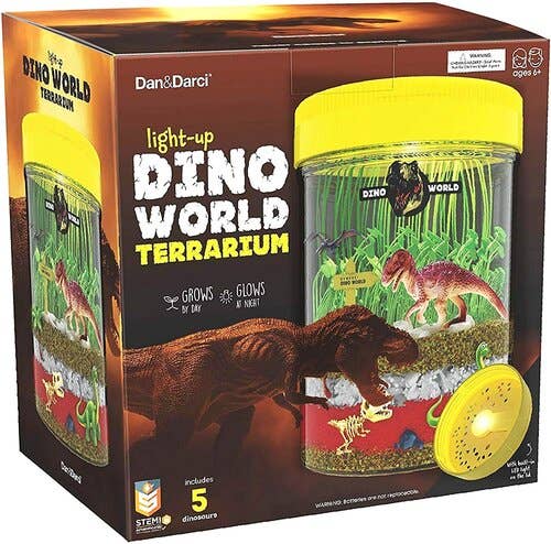 Light-Up Dino World Terrarium Kit